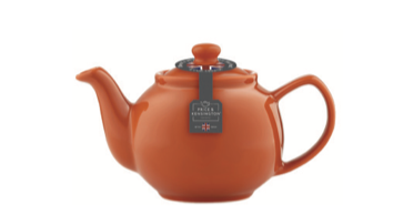 BURNT ORANGE 2 CUP TEAPOT