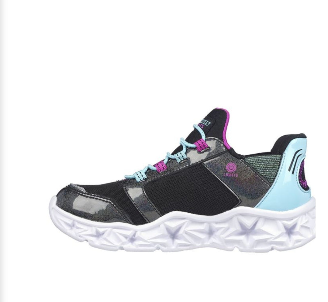 303701L/BKMT SKECHERS GALAXY LIGHTS- BRIGHT COSMIC