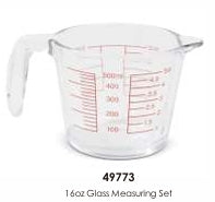 16 OZ GLASS MEASURING JAR