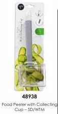 FOOD PEELER WITH COLLECTING CUP