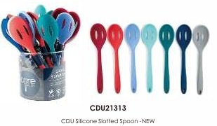 CDU21313 SILICONE SLOTTED SPOON