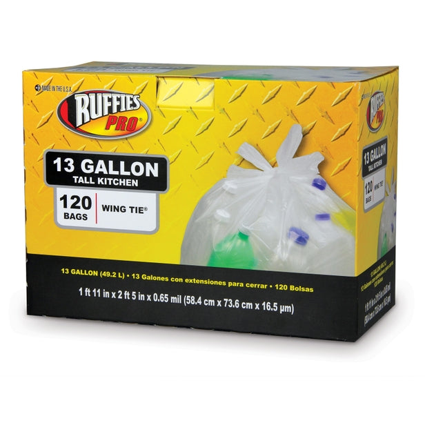 897793 TRASH BAG 13GAL 120CT CLEAR