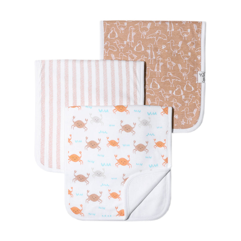 COPPER PEARL BURP CLOTHS