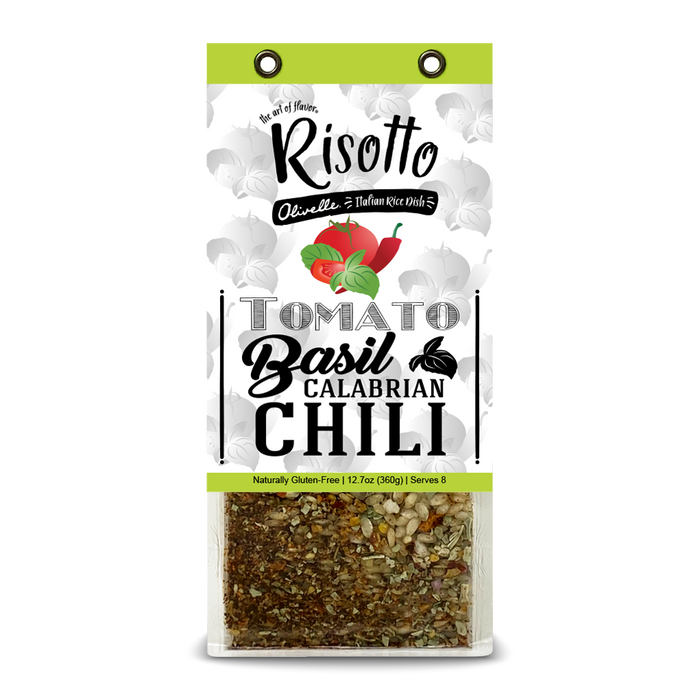 TOMATO BASIL CALABRIAN CHILI RISOTTO