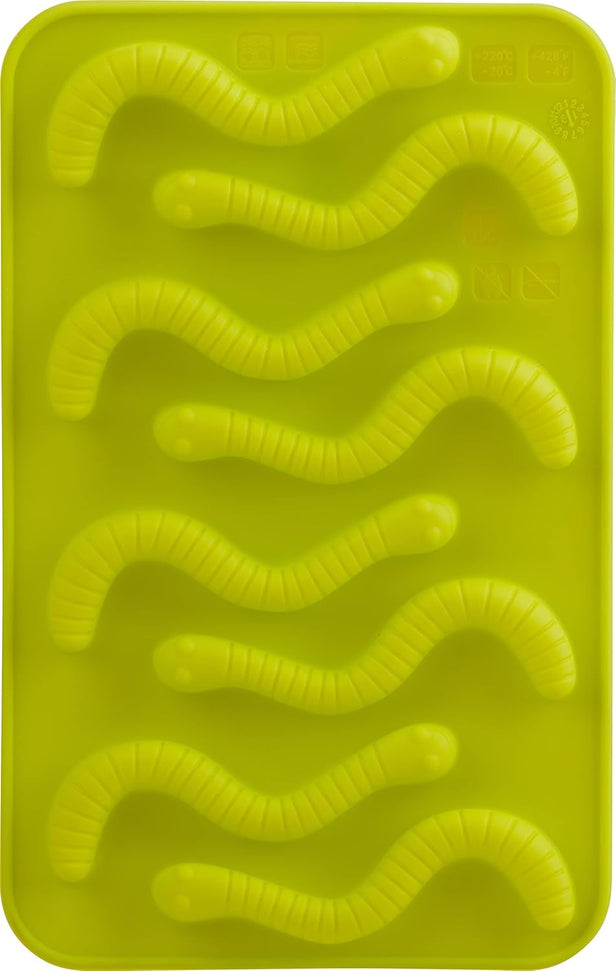 Silicone Mold, 2pk-Worms