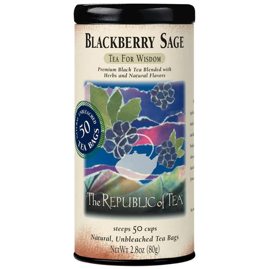 BLACKBERRY SAGE BLACK TEA 50 BAGS