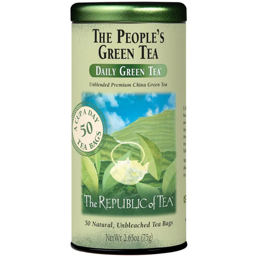 THE PEOPLES GREEN TEA 50 BAGS