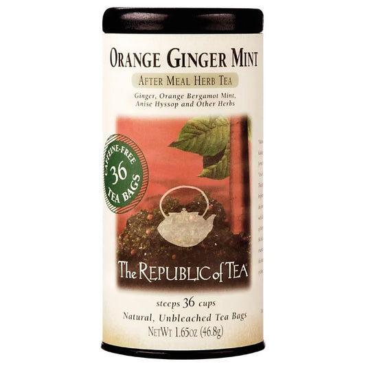 ORANGE GINGER MINT TEA BAGS