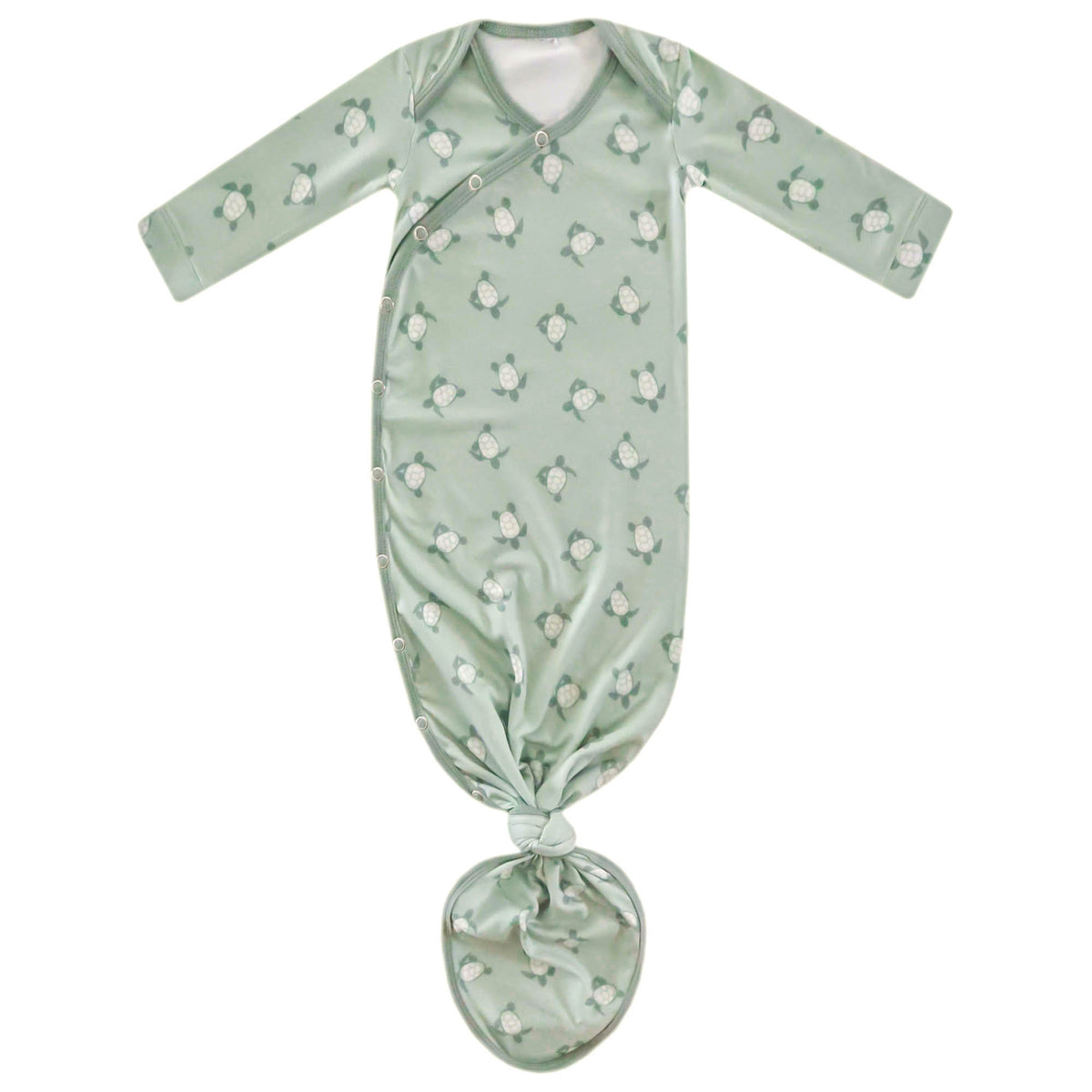 Copper Pearl Knotted Gown, 0-4 Months, Assorted