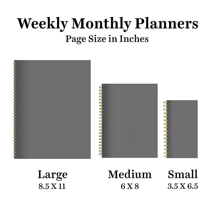 2027 Funk & Floral Small Weekly Monthly Planner