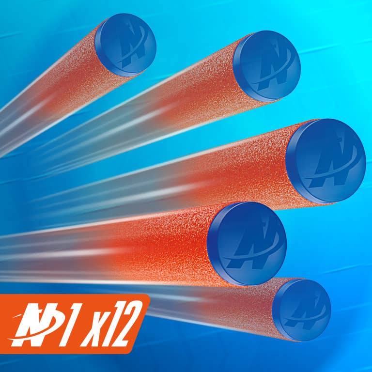 Nerf N Series Double Impact Dart Blaster with 12 N1 Darts