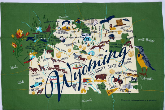 Wyoming Tea Towel