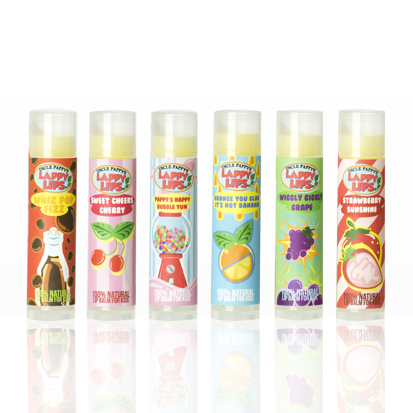 Lappy Lips Assorted Tube Filled Treasure Chest