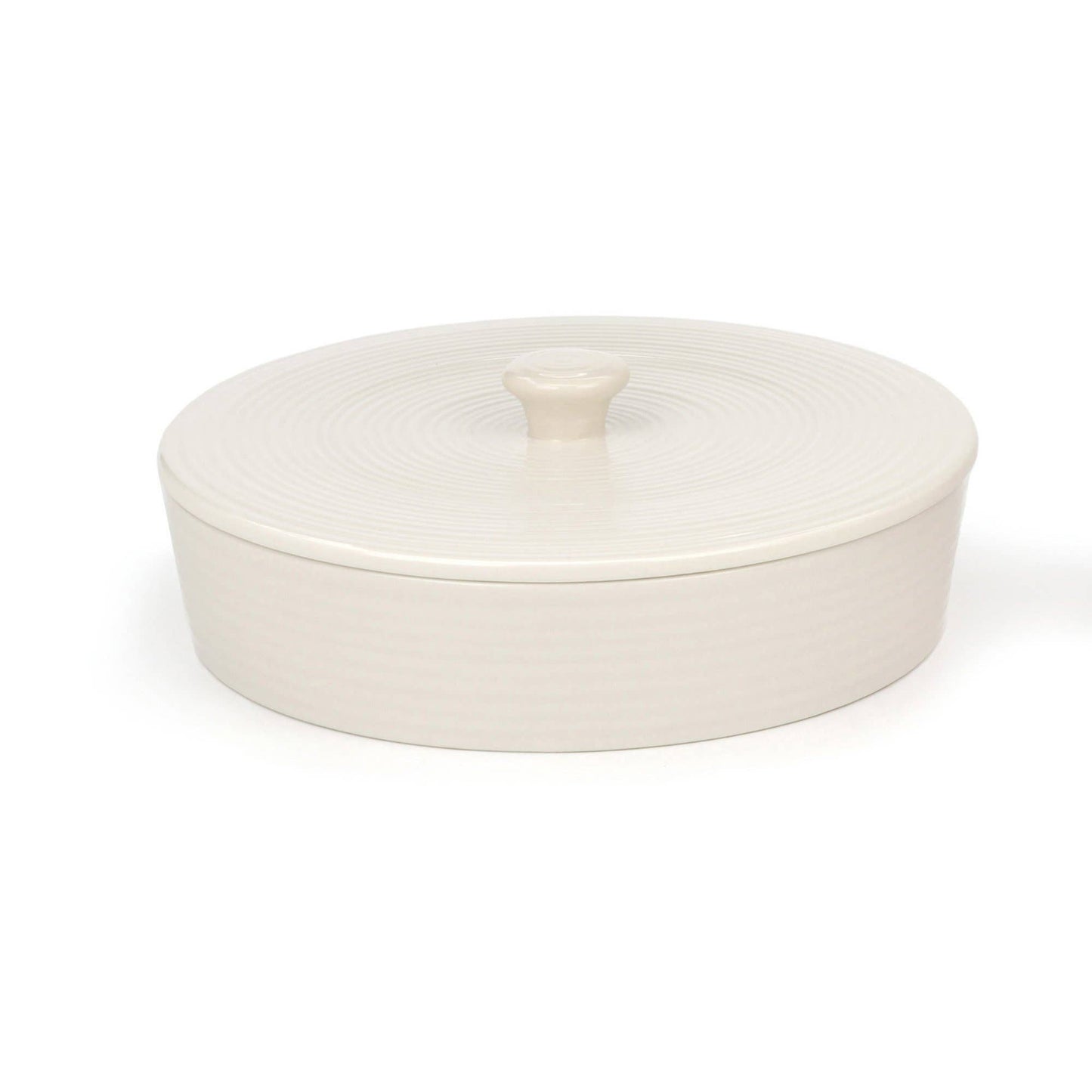 Tortilla Warmer - 10In - Stoneware - White