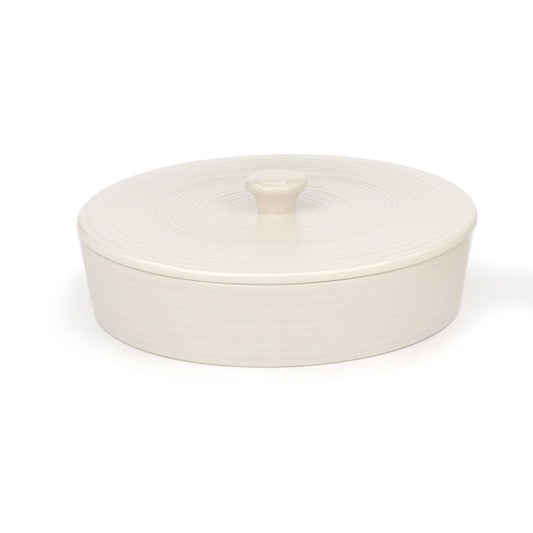 Tortilla Warmer - 10In - Stoneware - White