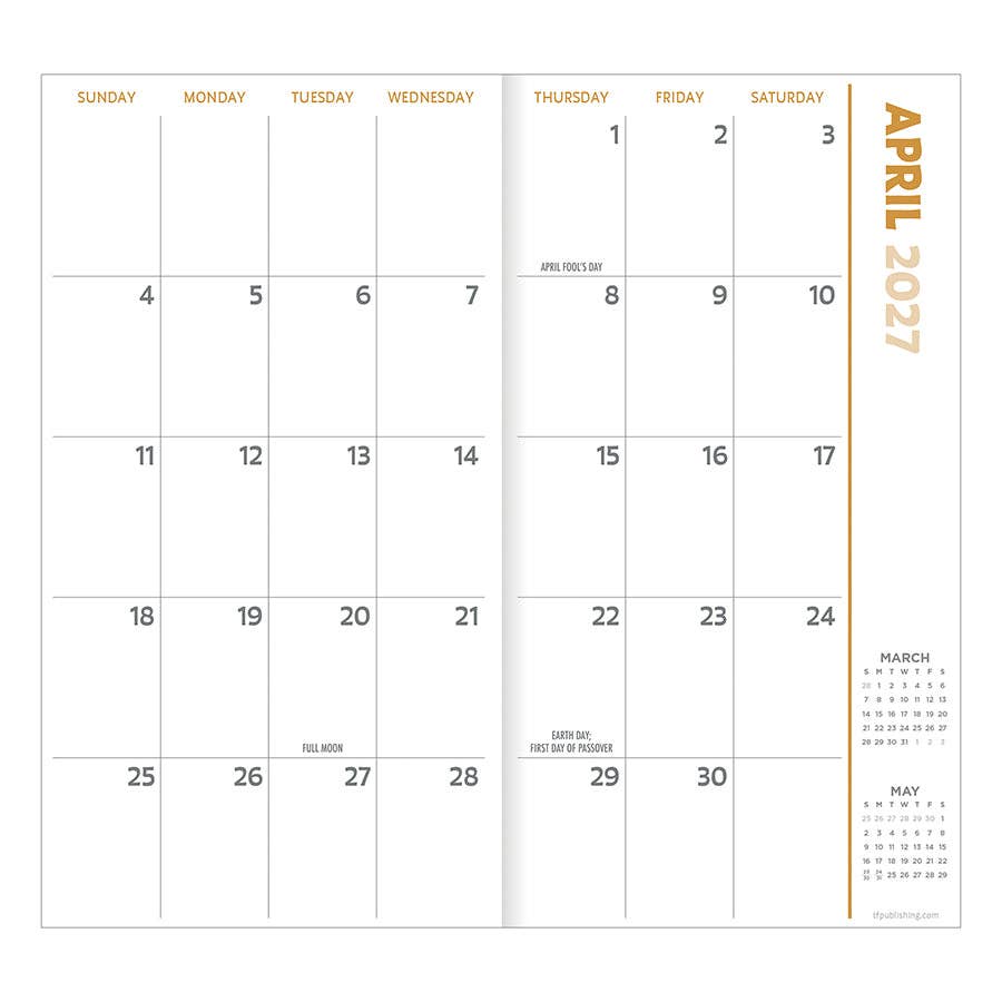 2027-2028 Trail + Timber Small Monthly Pocket Planner