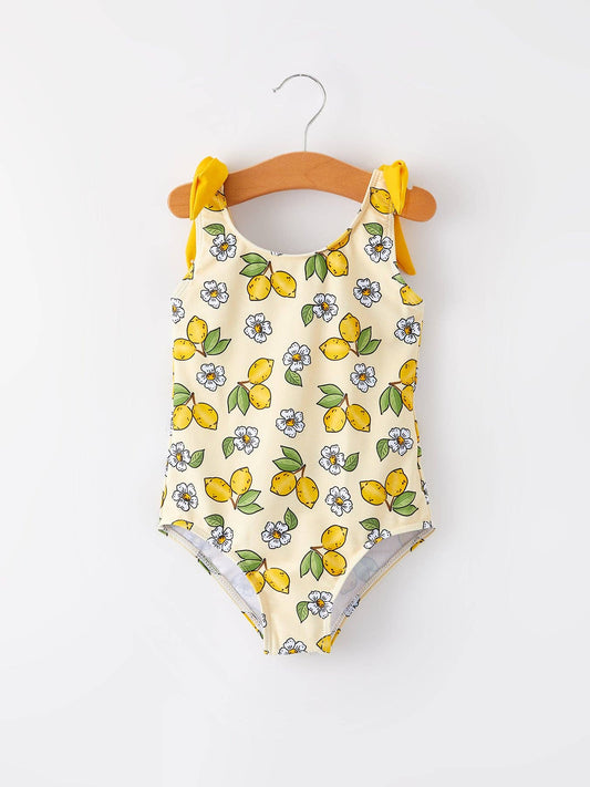 “Lemon” Floral Boutique Swimsuit: 7