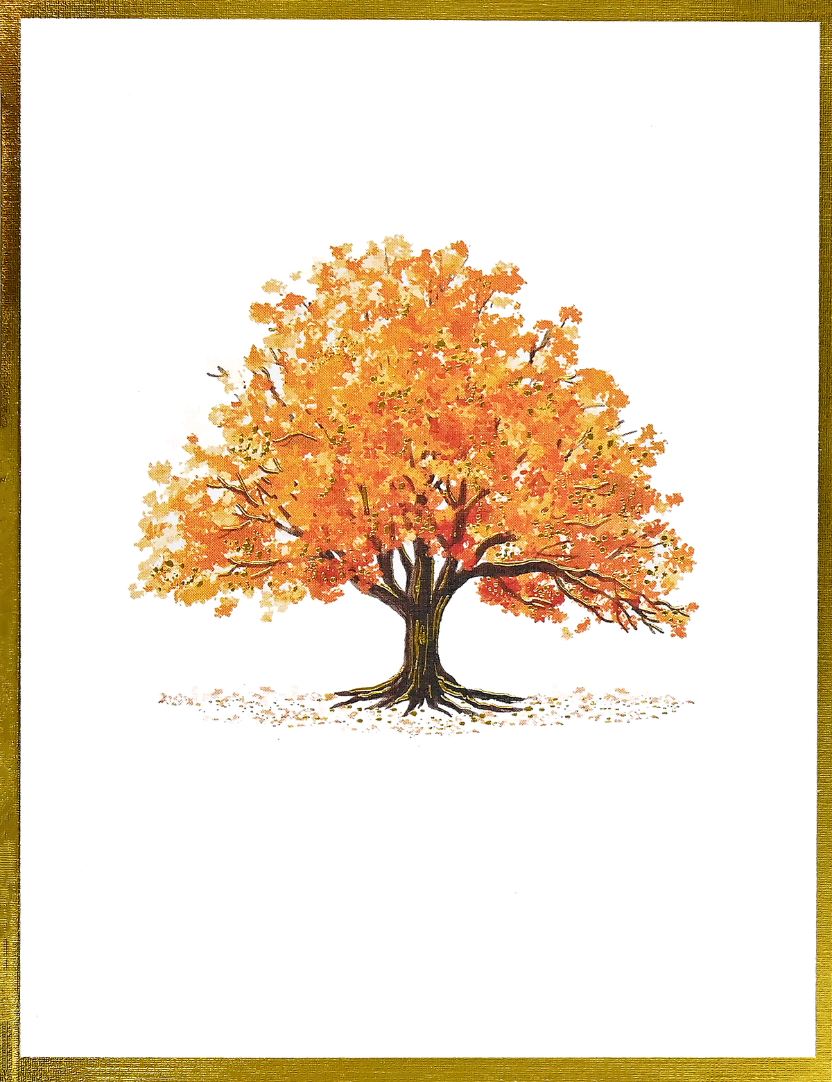 Watercolor Trees Premium Note Cards