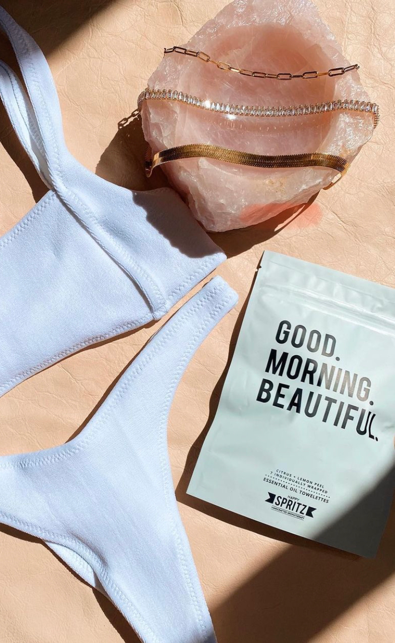 Good Morning Beautiful Towelette 7 Day Bag: Single Unit Bag