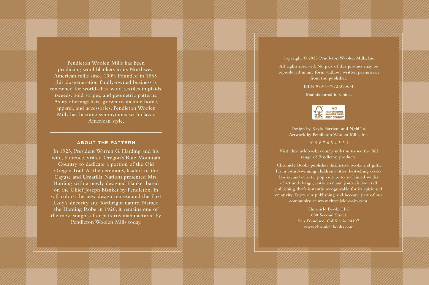 Pendleton Textured Lined Journal