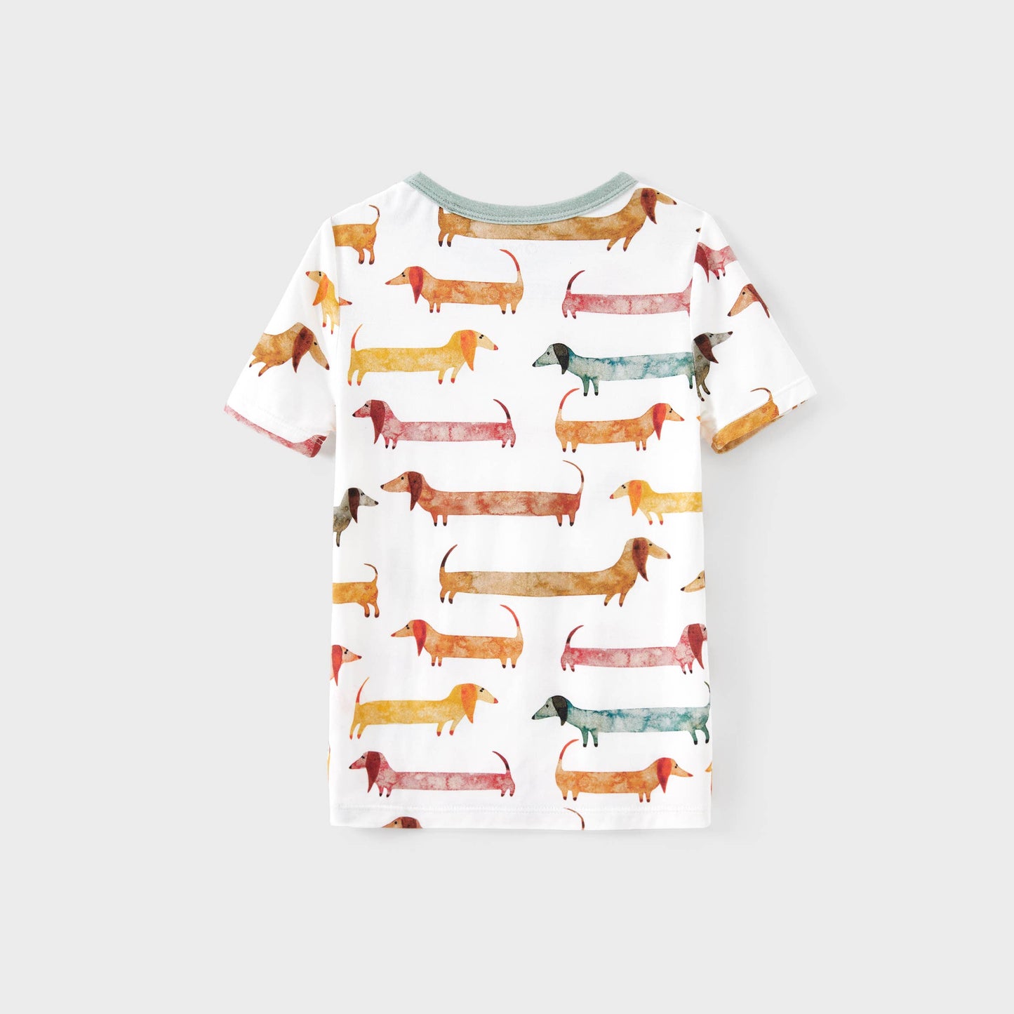 Family Matching Animal-patterned Short-sleeve Pajamas Set: Multi-color / Kids: 2T