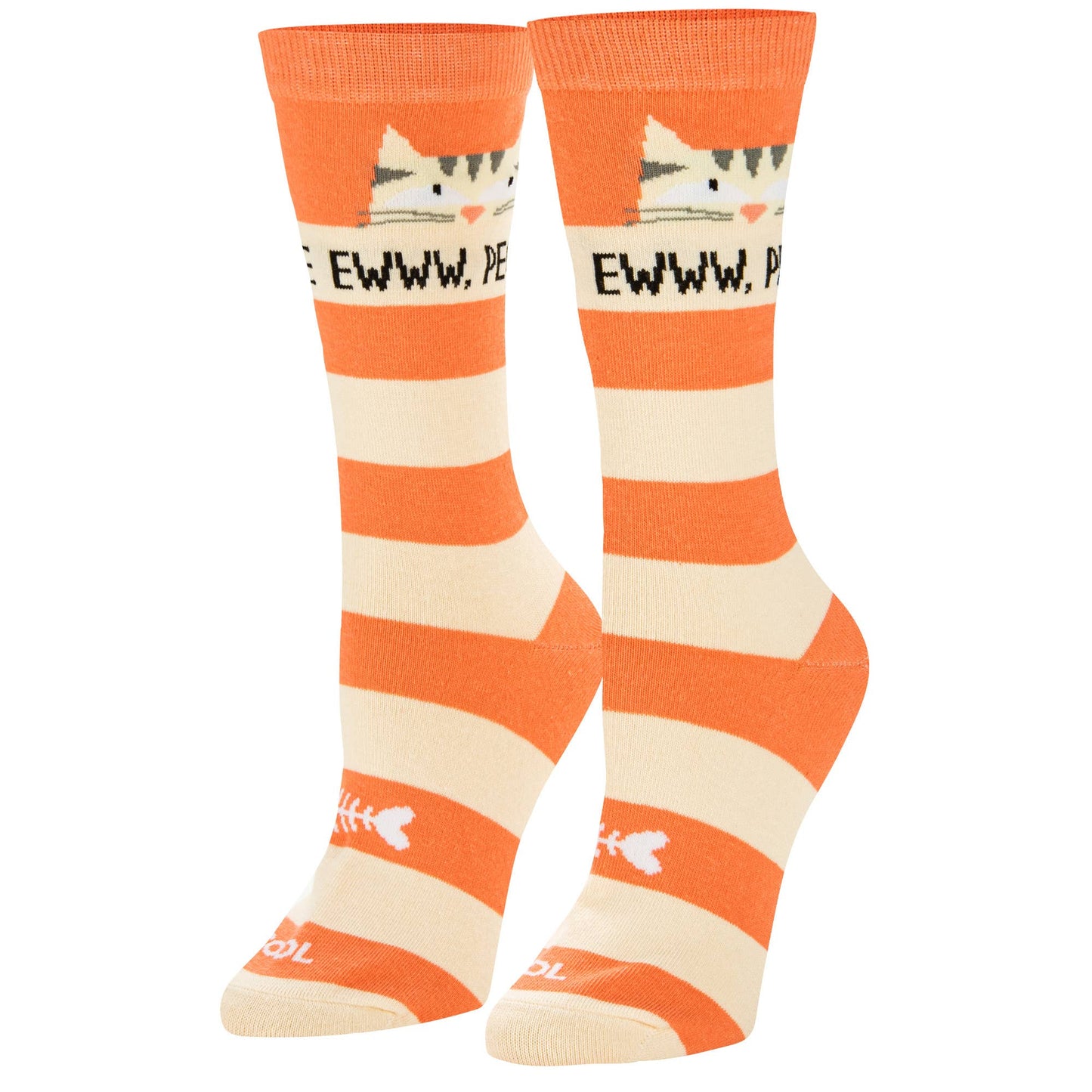 Eww People Cats - Womens Crew Folded