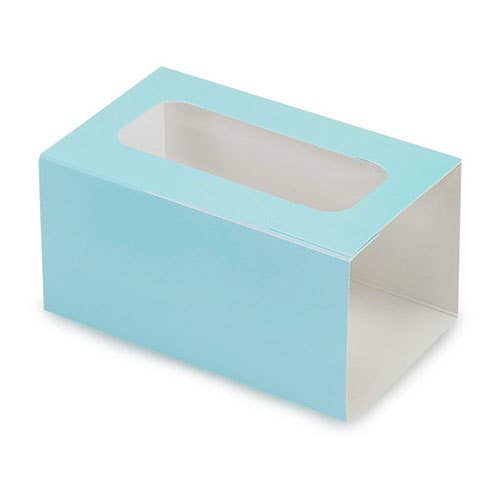 Macaron Cookie & Candy Boxes: Sage Harlequin / 10 / Single Set