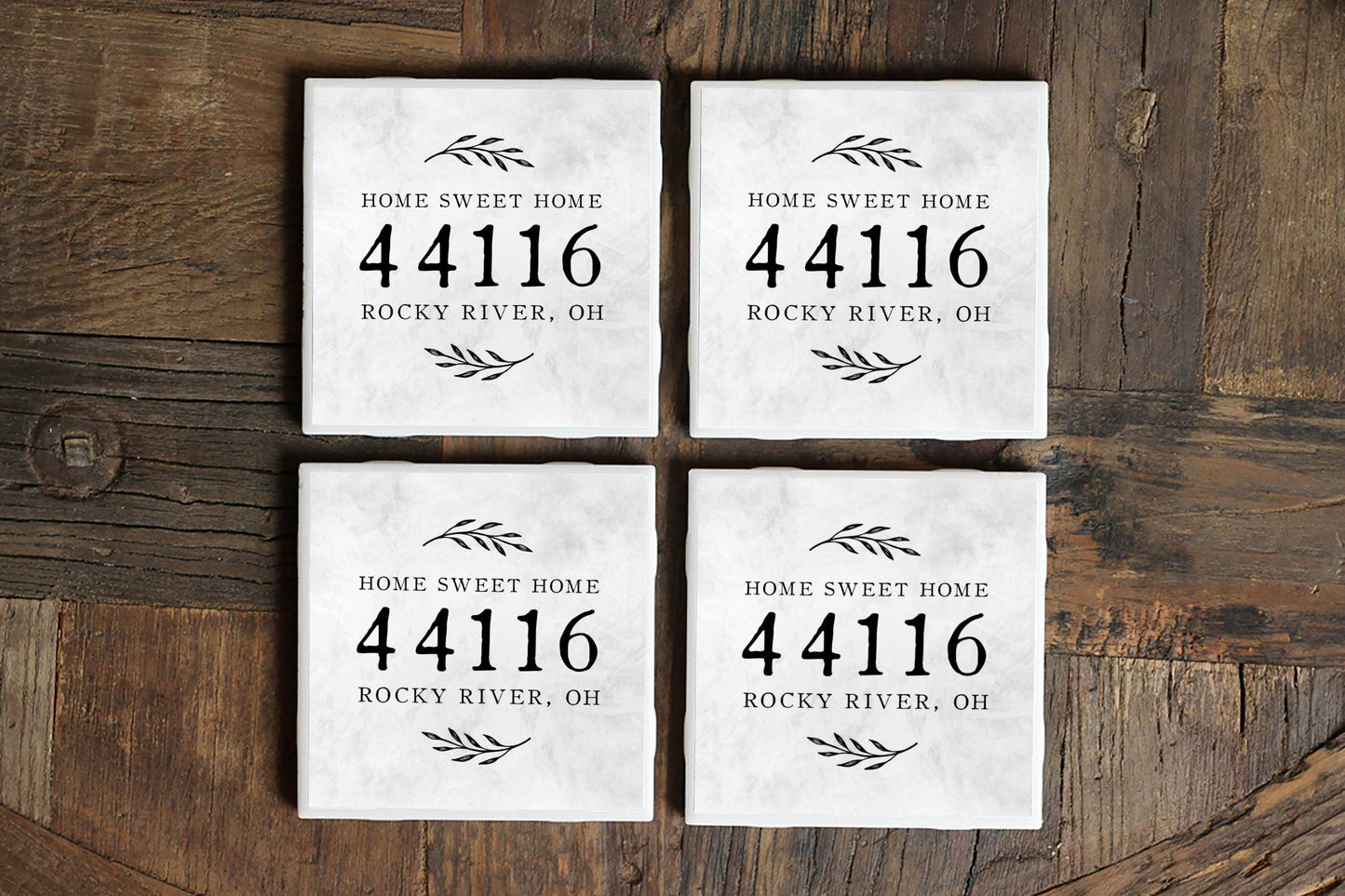 Custom Zip Code Coaster