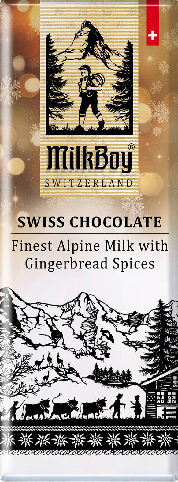 Gingerbread Spices Milk Chocolate Snack Size Bars 1.4oz