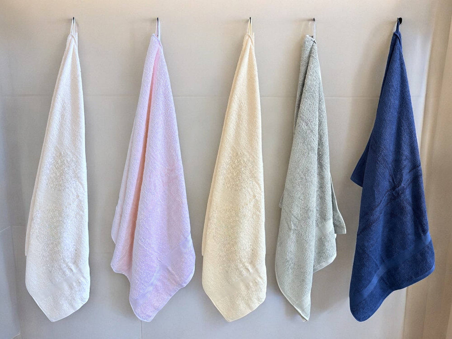 Summit Bath Towels, 100% Cotton, Perfect for Home & Hotel: White / Bath (28" x 56")