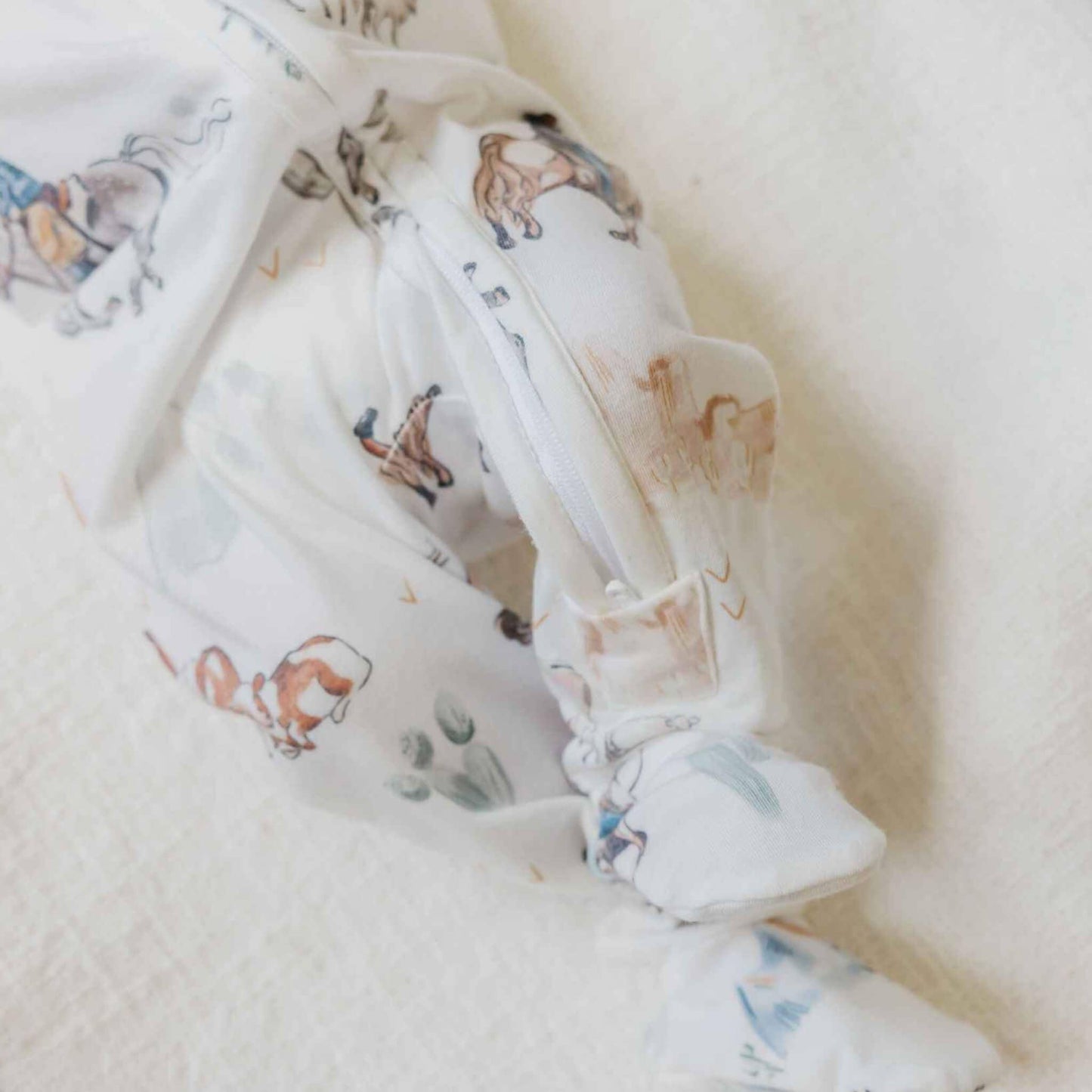 Zip-Up Footie Pajama - Boone: 6-12 Months