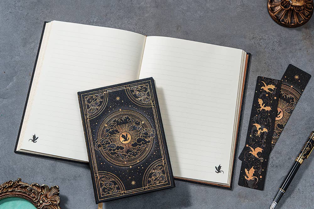 Paperblanks Shadows of Navarre Hardcover (Fourth Wing): Midi / Lined