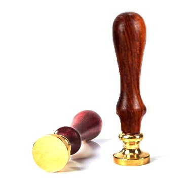 Classic Wood Handles for Wax Seal Stamps  - multi- colors: Black