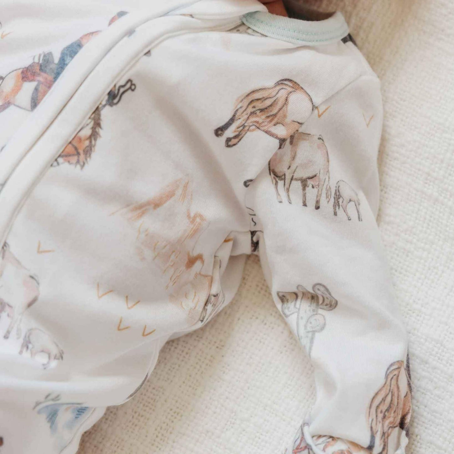 Zip-Up Footie Pajama - Boone: 6-12 Months