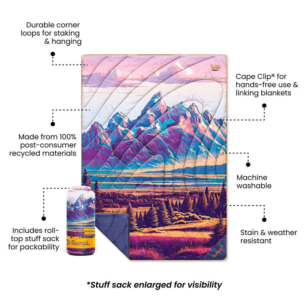 Original Puffy Blanket - Grand Teton: 1-Person