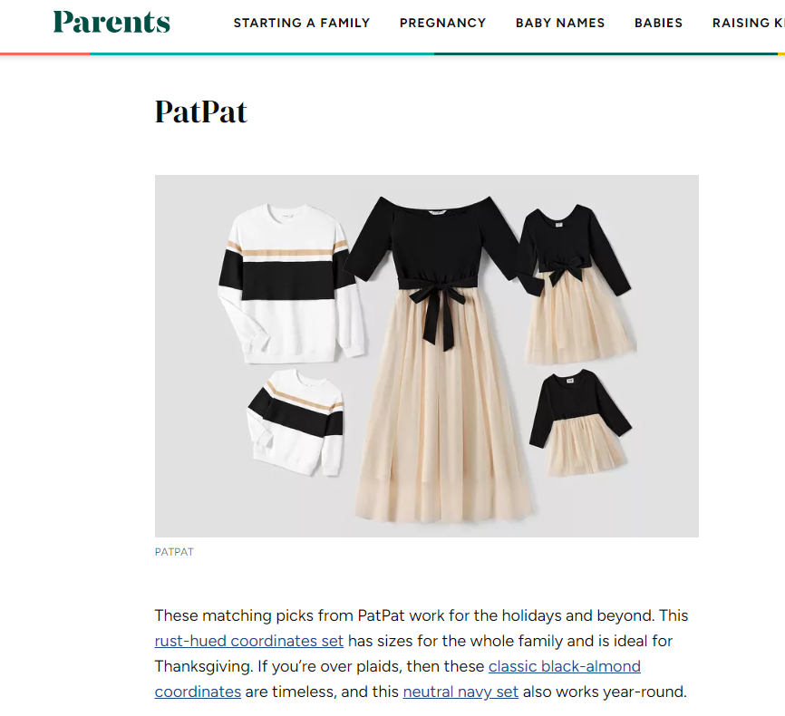 Family Matching Black-Almond Mesh Skirt and Classic Tops Set: Baby Girl:9-12M