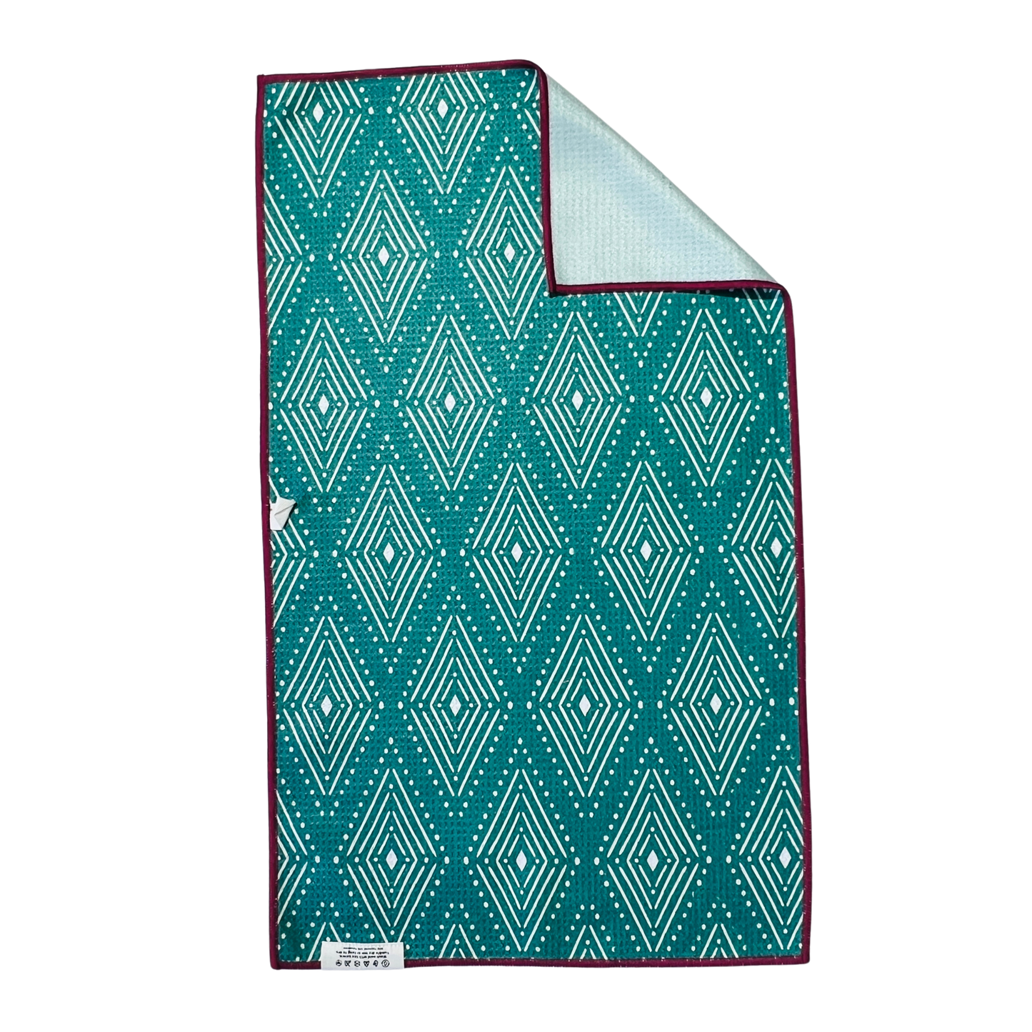 Summer Wyoming Cowboy | Waffle Weave Microfiber Towels Kitchen & Bath: Hand Towel