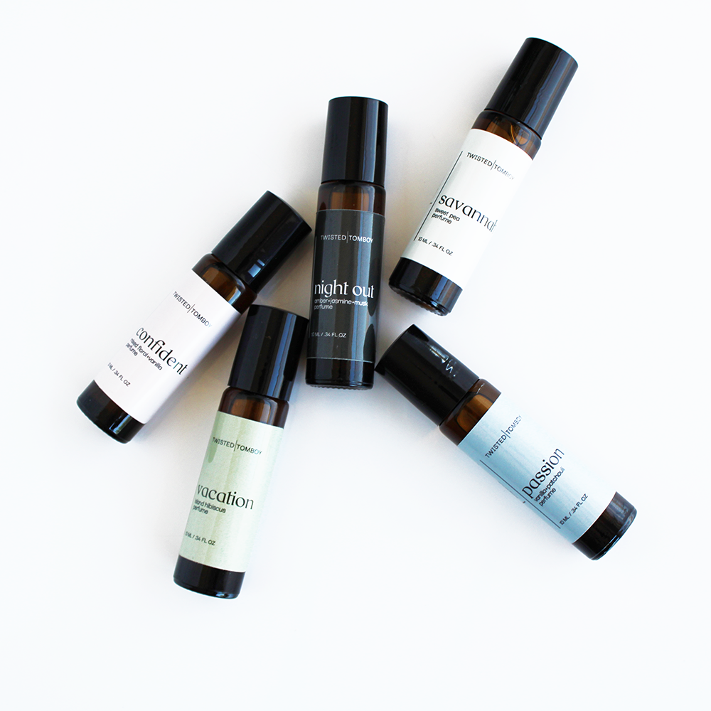 Perfume Countertop Display (25 Roll-On Perfumes W/Testers)