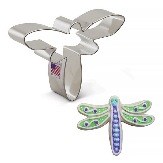 28-036 DRAGONFLY COOKIE CUTTER W/RECIPE CARD