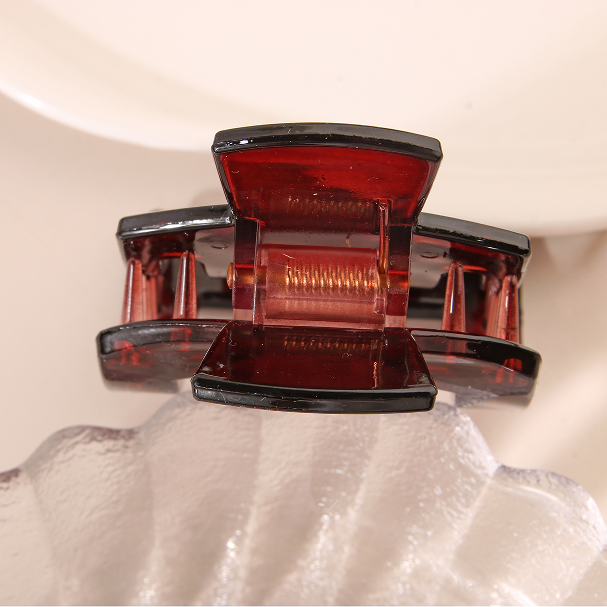 PC Square Hair Clip – Elegant Updo Claw_CWAHA6517: TYPE1 / (OS) 1