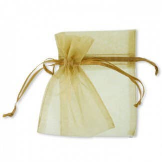 Organza Bag Sheer Favor Gift 4" x 6" (11 x 9.5 cm): Black