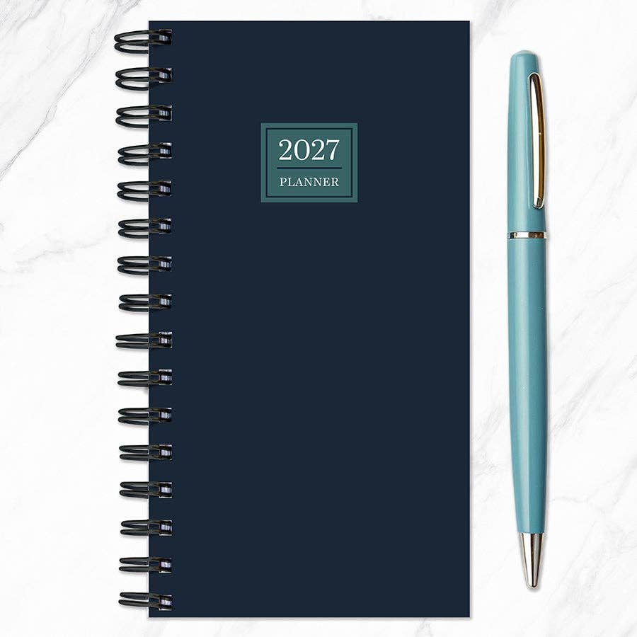 2027 Night Naval Small Weekly Monthly Planner