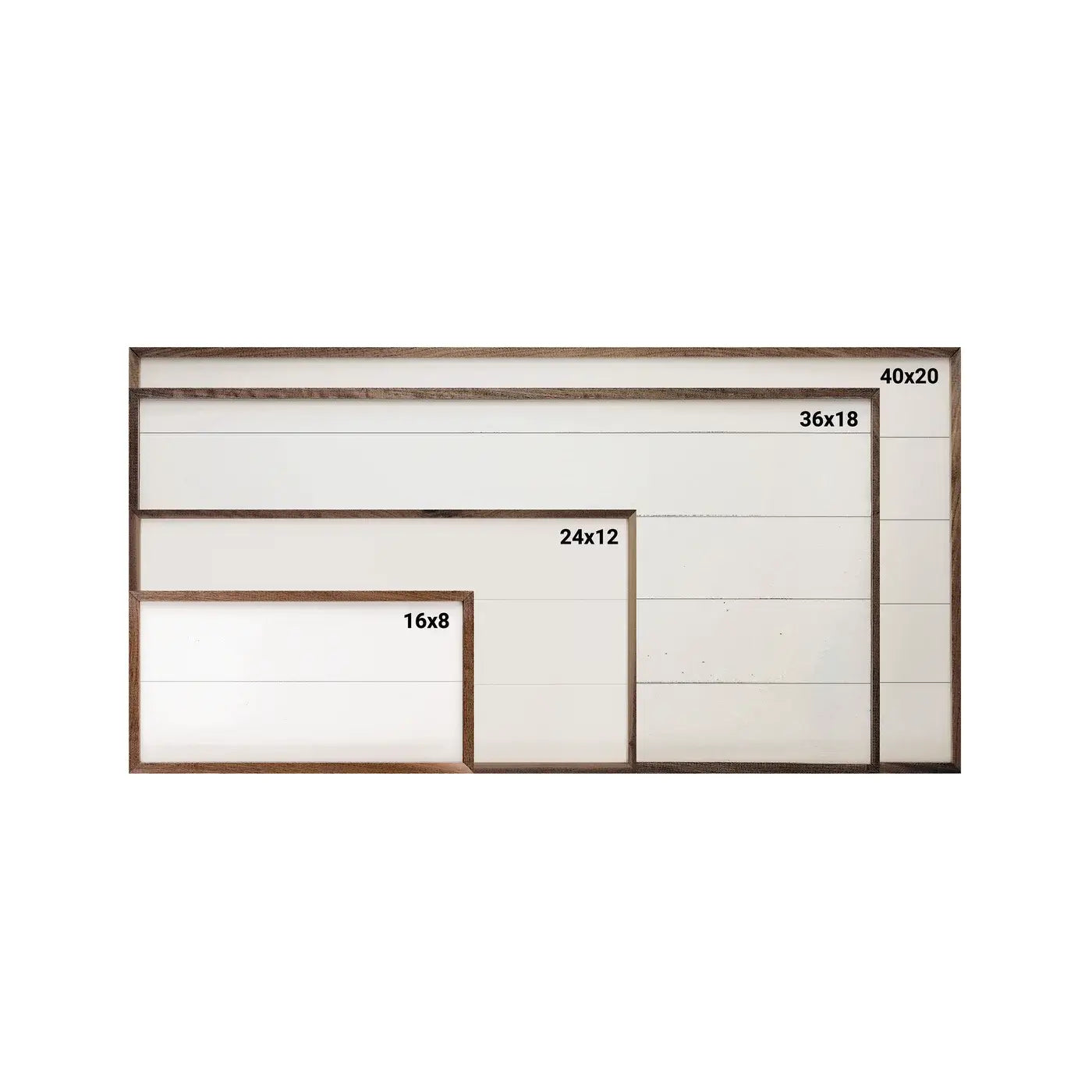 Amen White: 16 x 8 x 1.5
