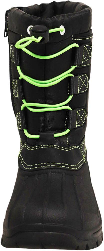 Norty Lightweight Fleece Lined Snow Boots for Little and Big: 4 Big Kid