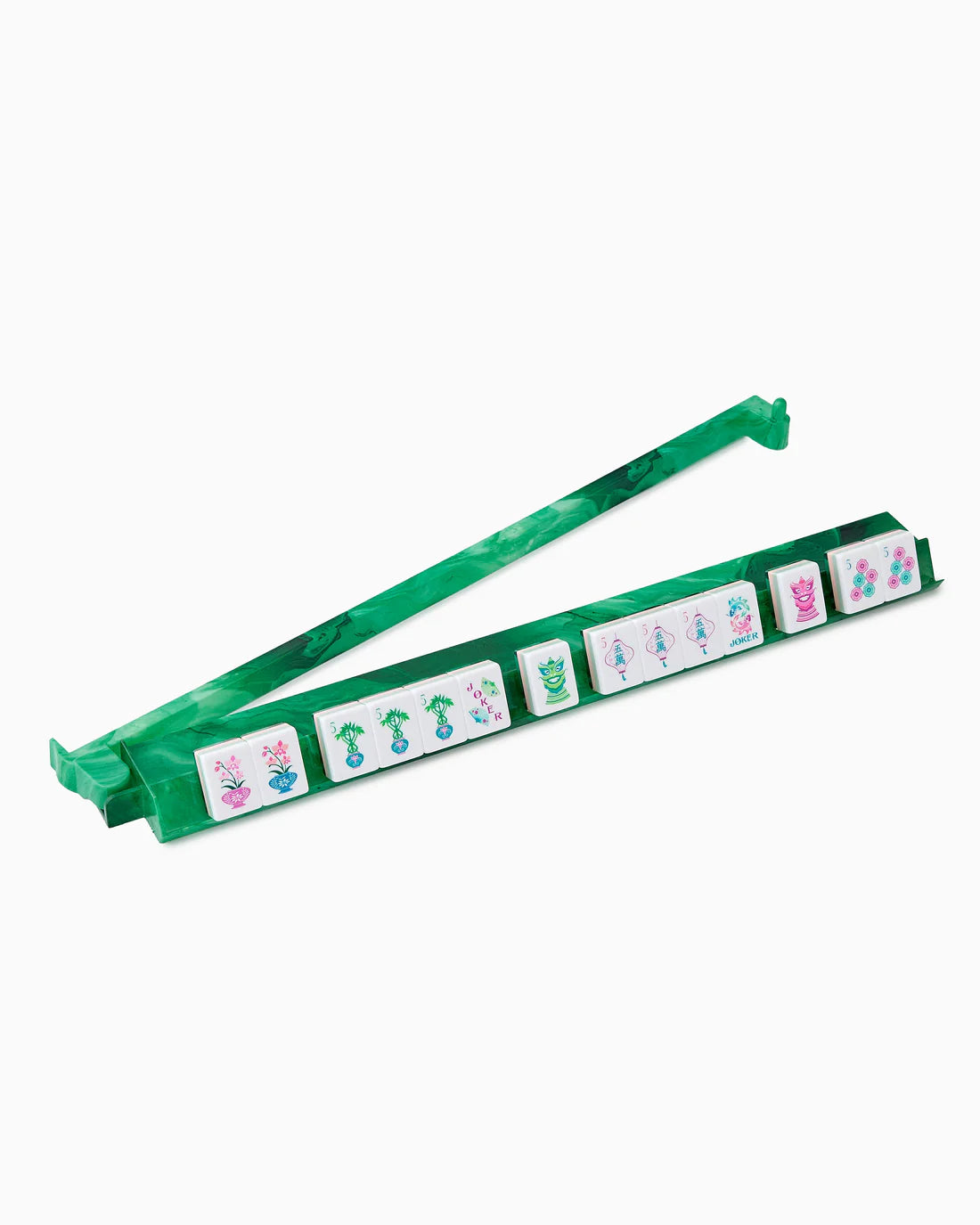 OH MY MAHJONG AGATE RACK & PUSHERS SET
