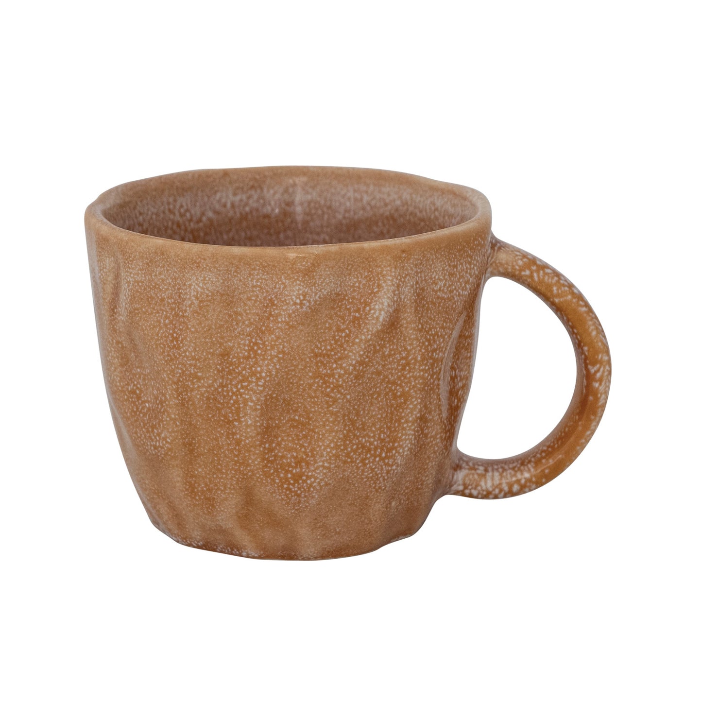 12 oz. Debossed Stoneware Mug - Apricot Color