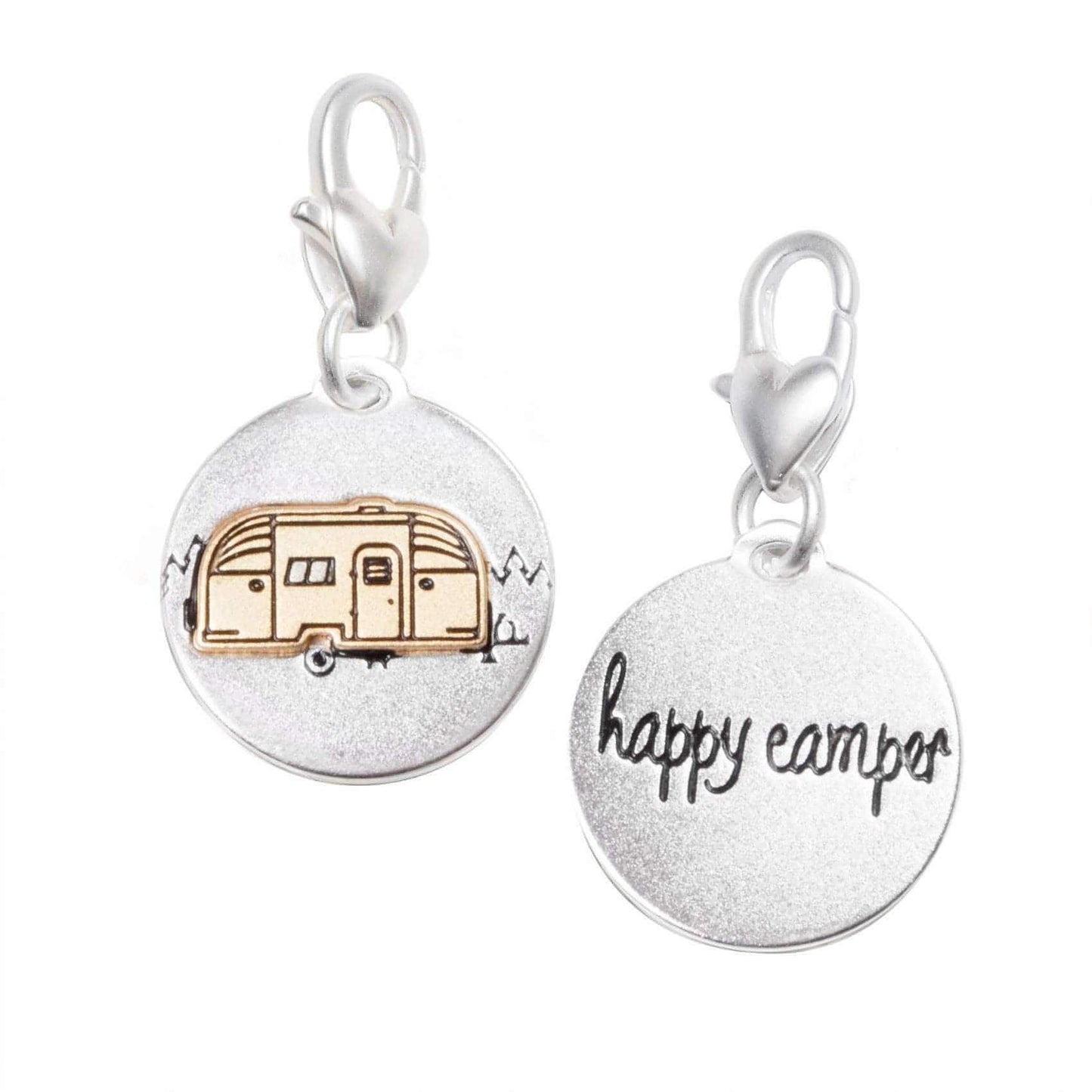 Medallion Charm - Happy Camper- AMANDA BLU