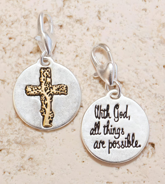 Medallion Charm - Possible - AMANDA BLU