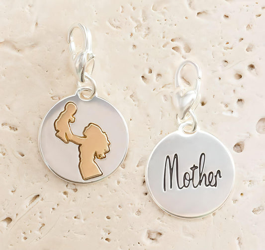 Medallion Charm - Mother - AMANDA BLU