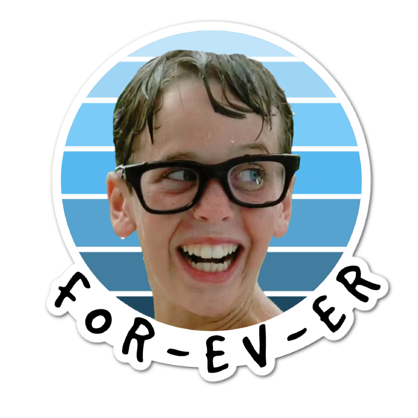 3" Forever laminated sticker family film Sandlot nostalgic